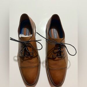 Vince Camuto Tan Leather Men's Oxfords